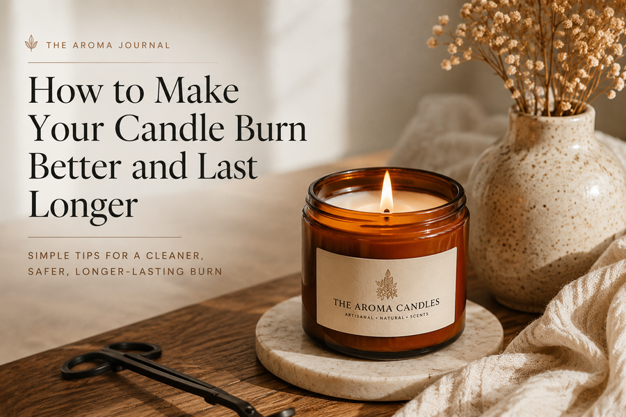 How to Make Your Candle Burn Better and Last Longer