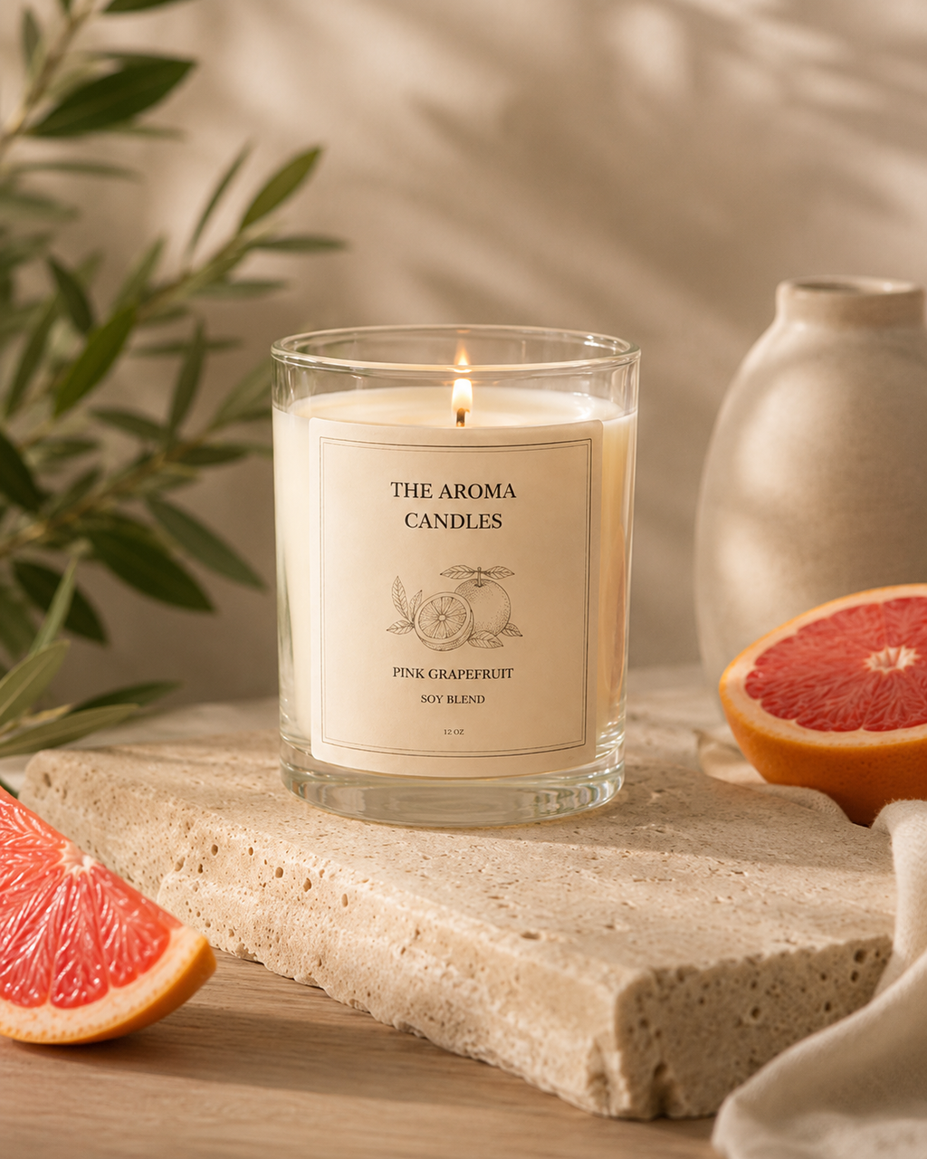 Pink Grapefruit Candle