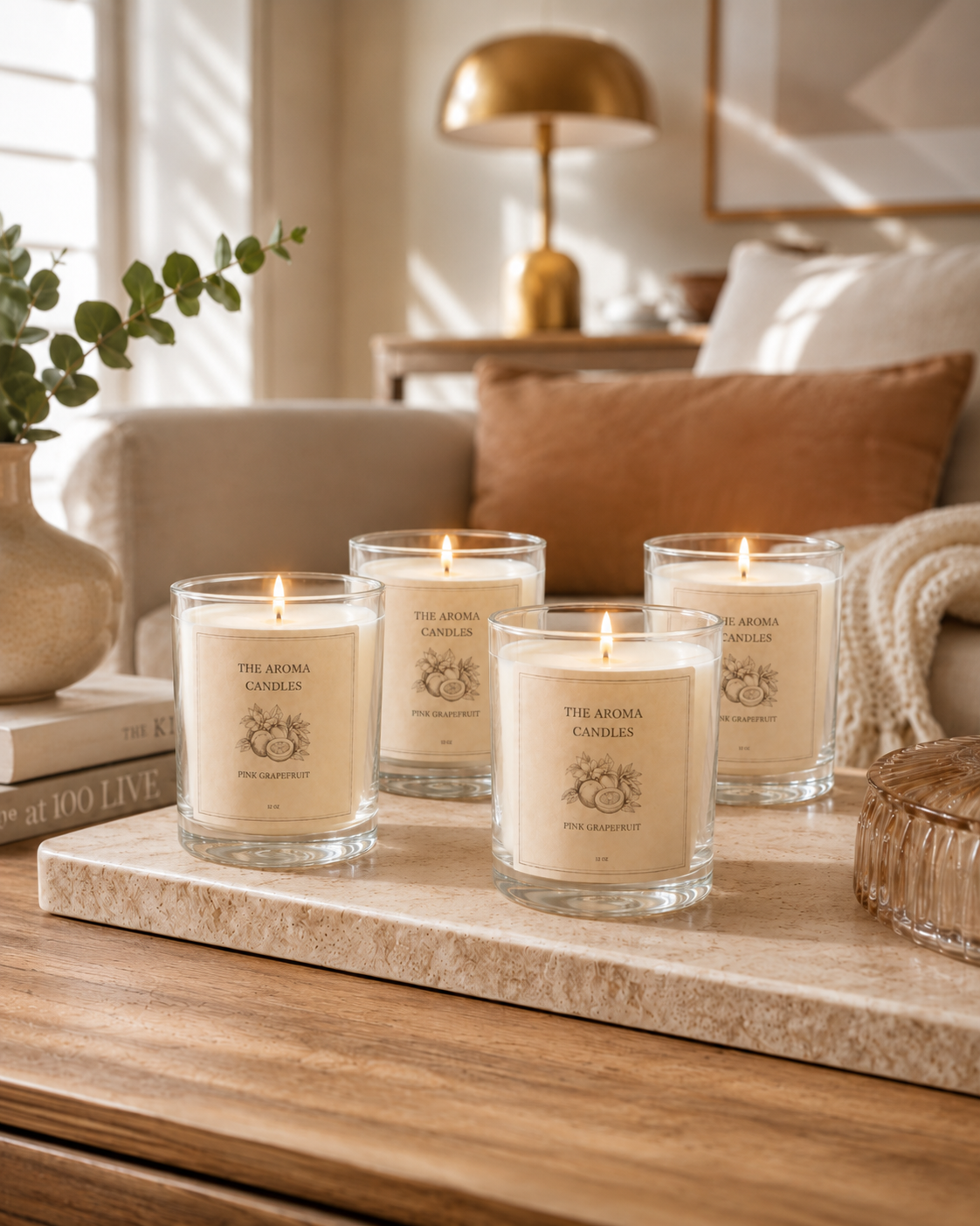 Pink Grapefruit Candle